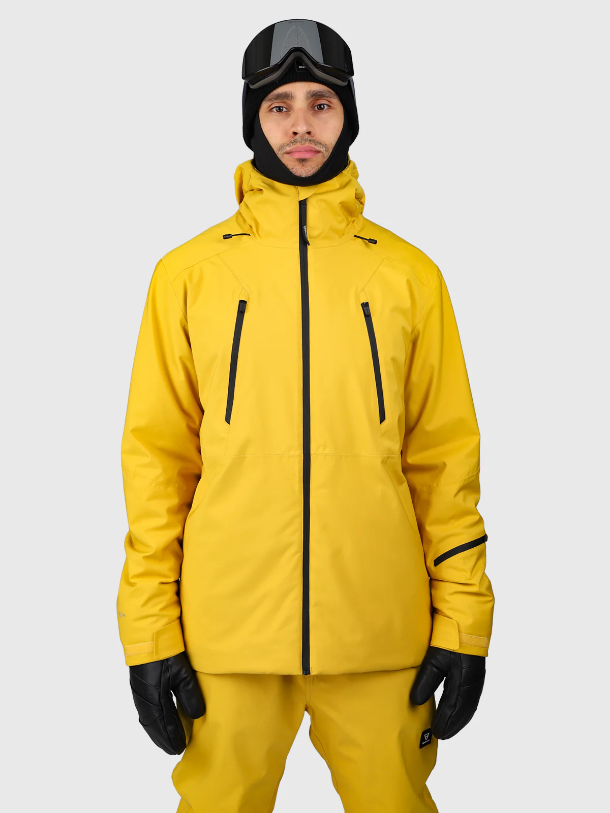 Norrow Men Snow Jacket | Lemon Curry - Image 4