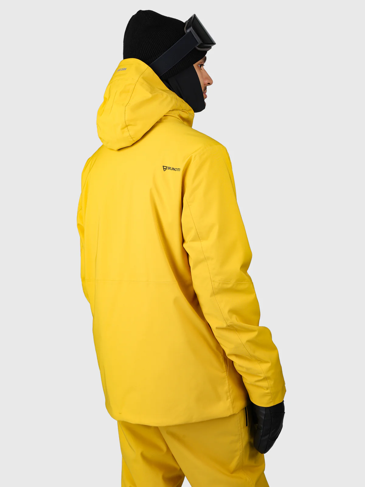 Norrow Men Snow Jacket | Lemon Curry - Image 5