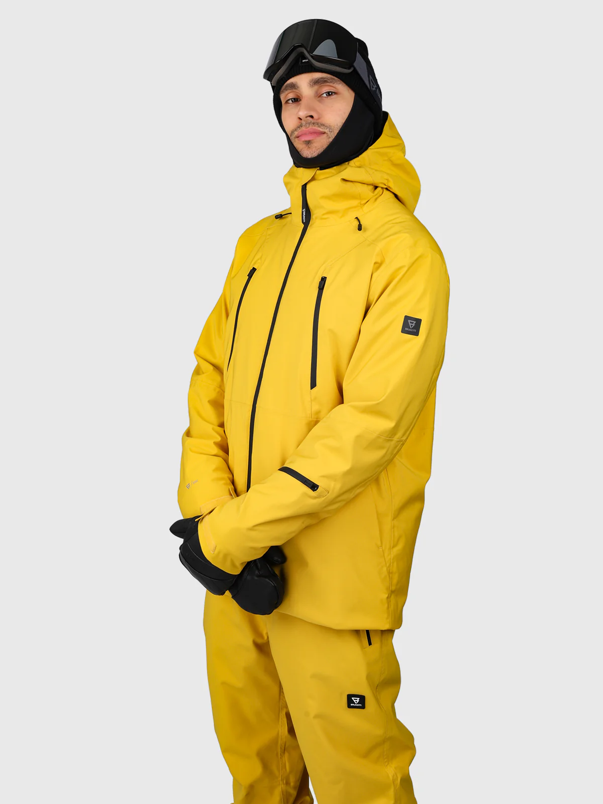 Norrow Men Snow Jacket | Lemon Curry - Image 6