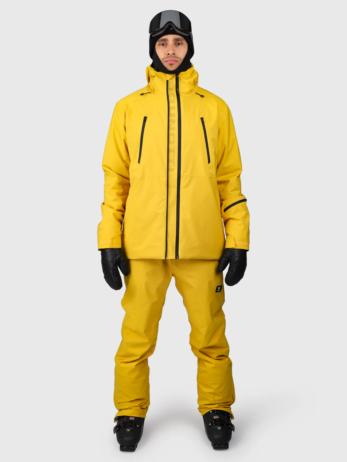 Norrow Men Snow Jacket | Lemon Curry - Image 7