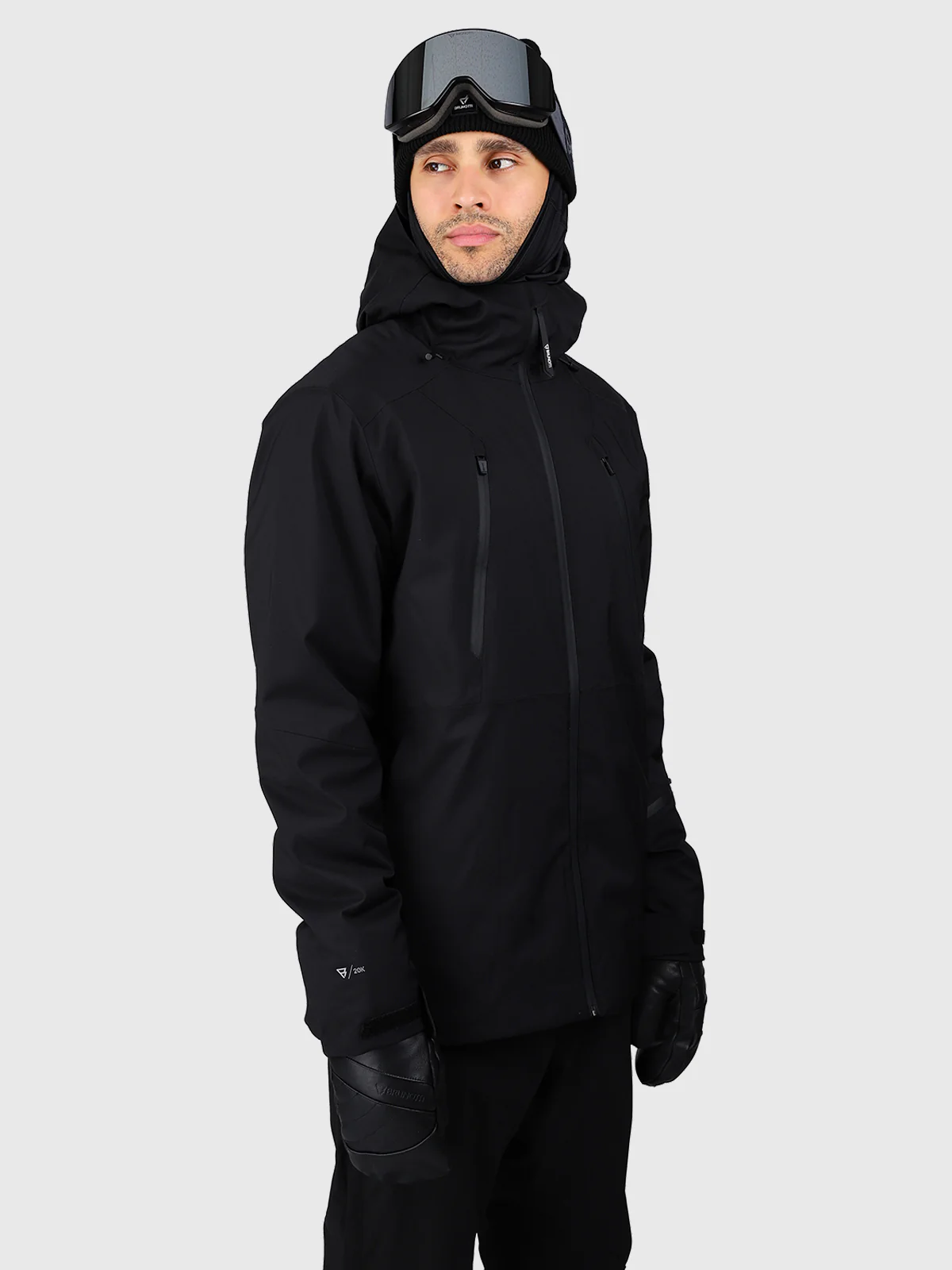Norrow Men Snow Jacket | Black - Image 5