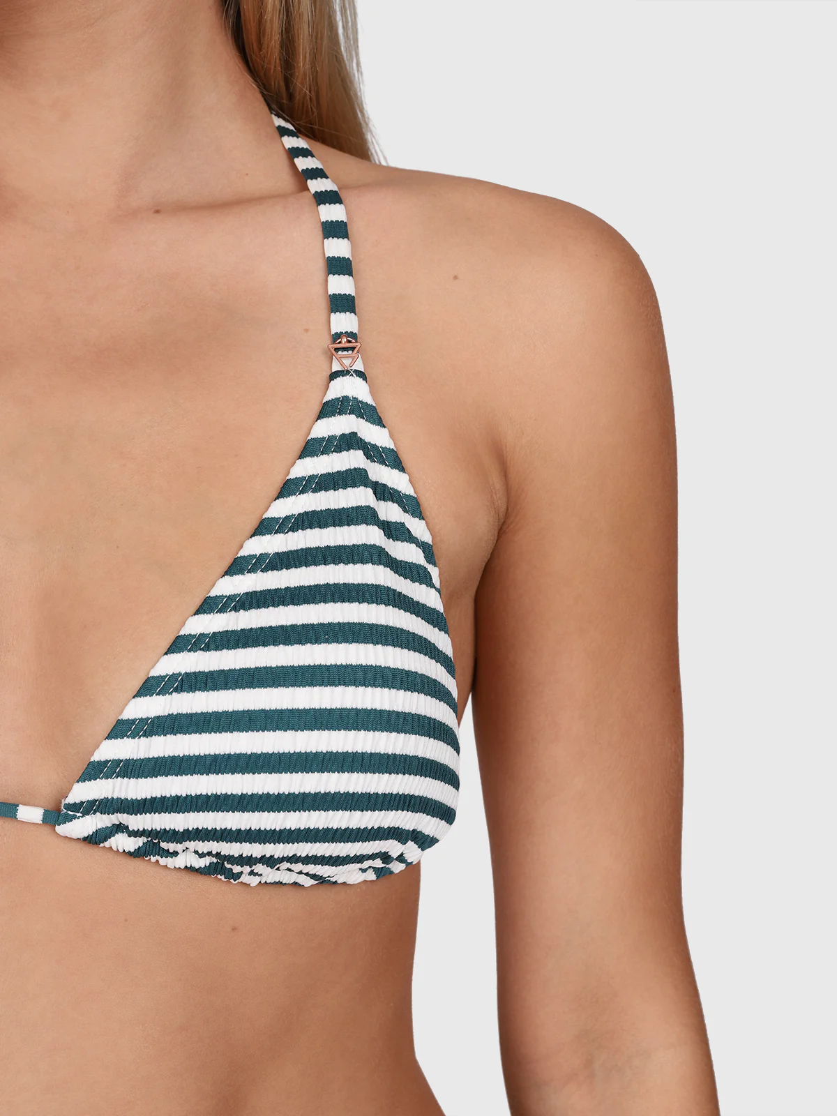 Novalee-Stripe Women Bikini Top | Snow - Image 10