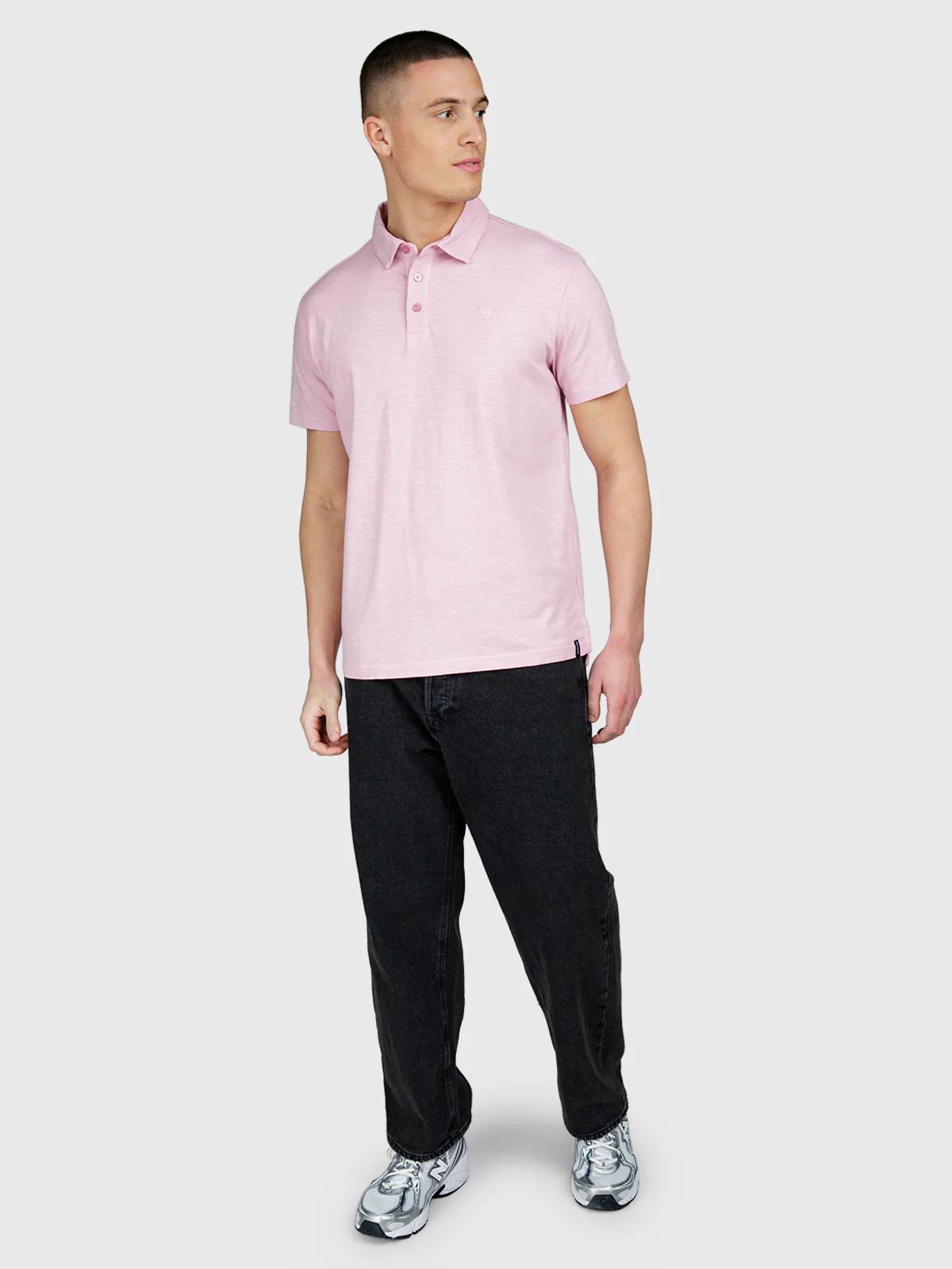 Palorai Men Polo | Mauve Mist - Image 5
