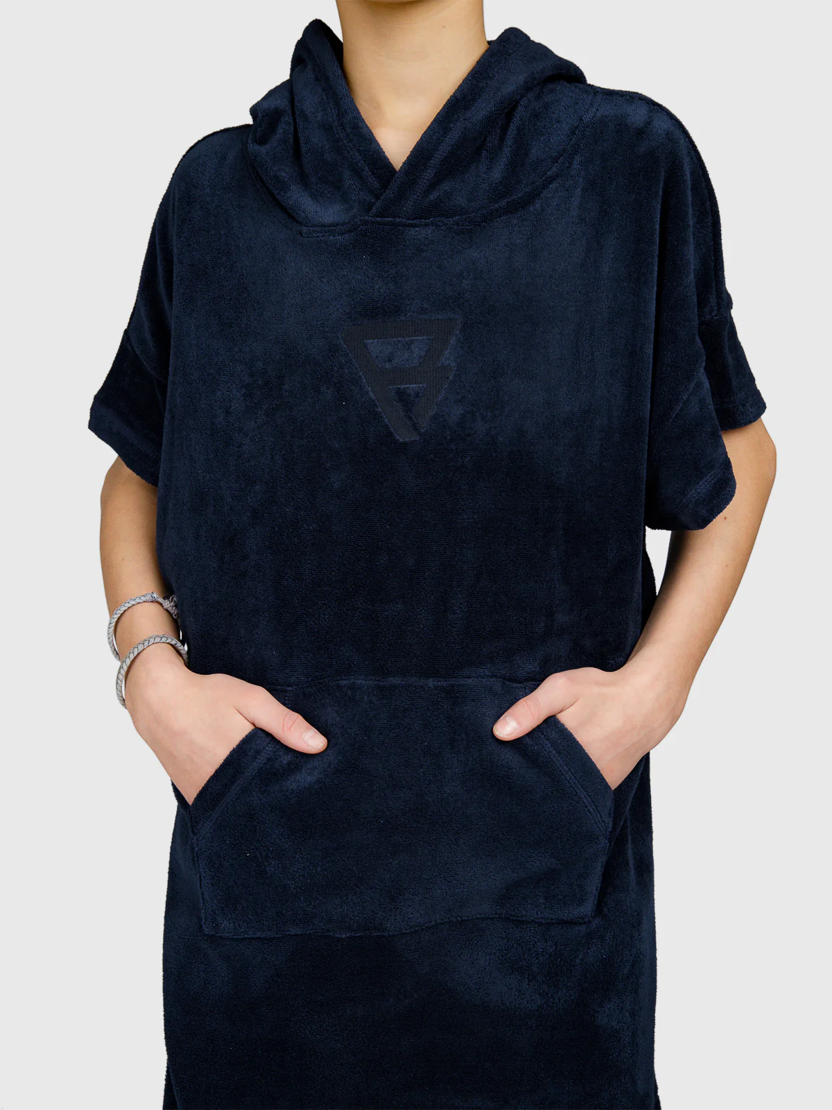 Ponchettoy Boys Poncho | Indigo Blue - Image 6