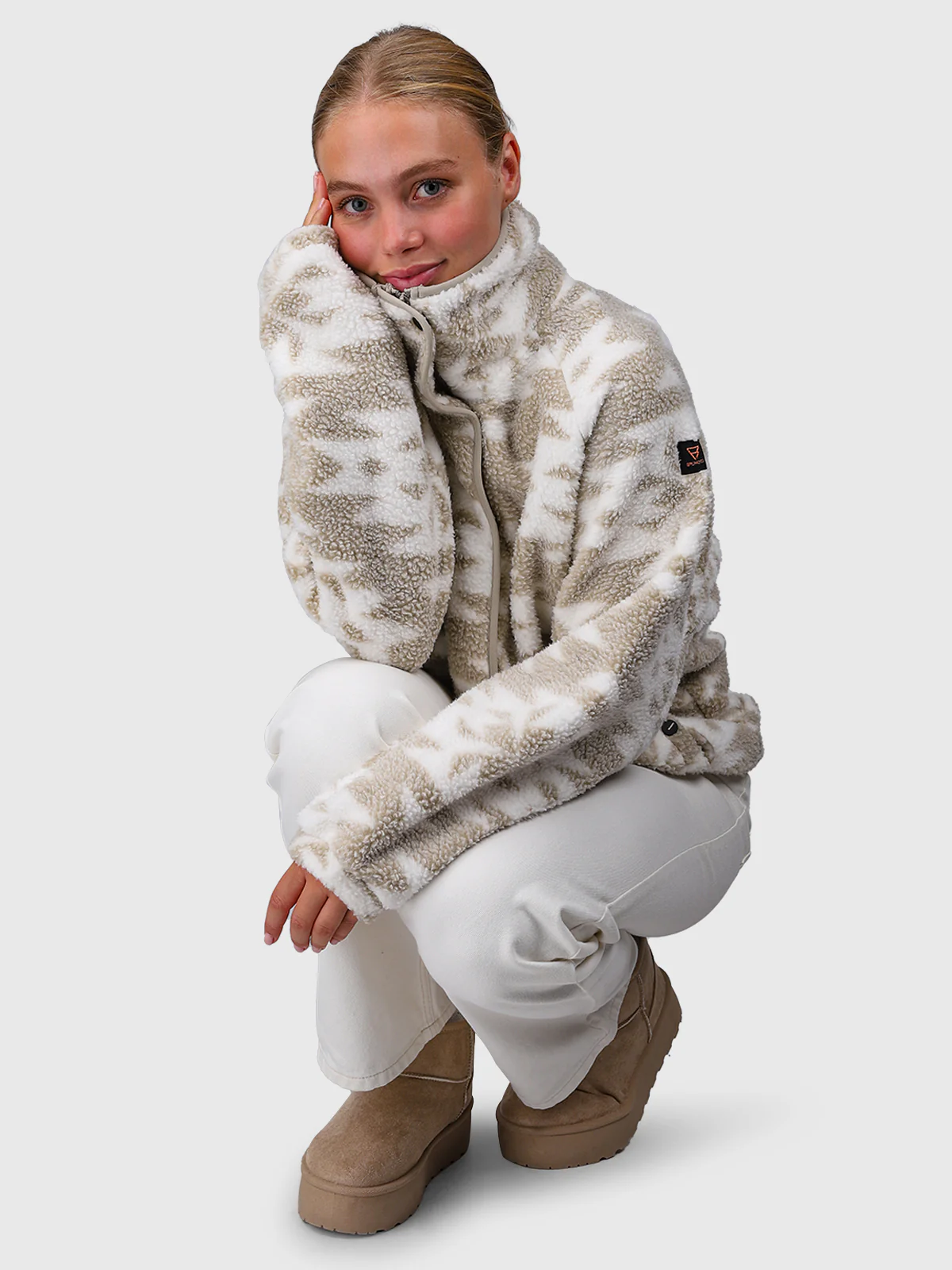 Powchou-Print Women Fleece | Polar Fungi - Image 6