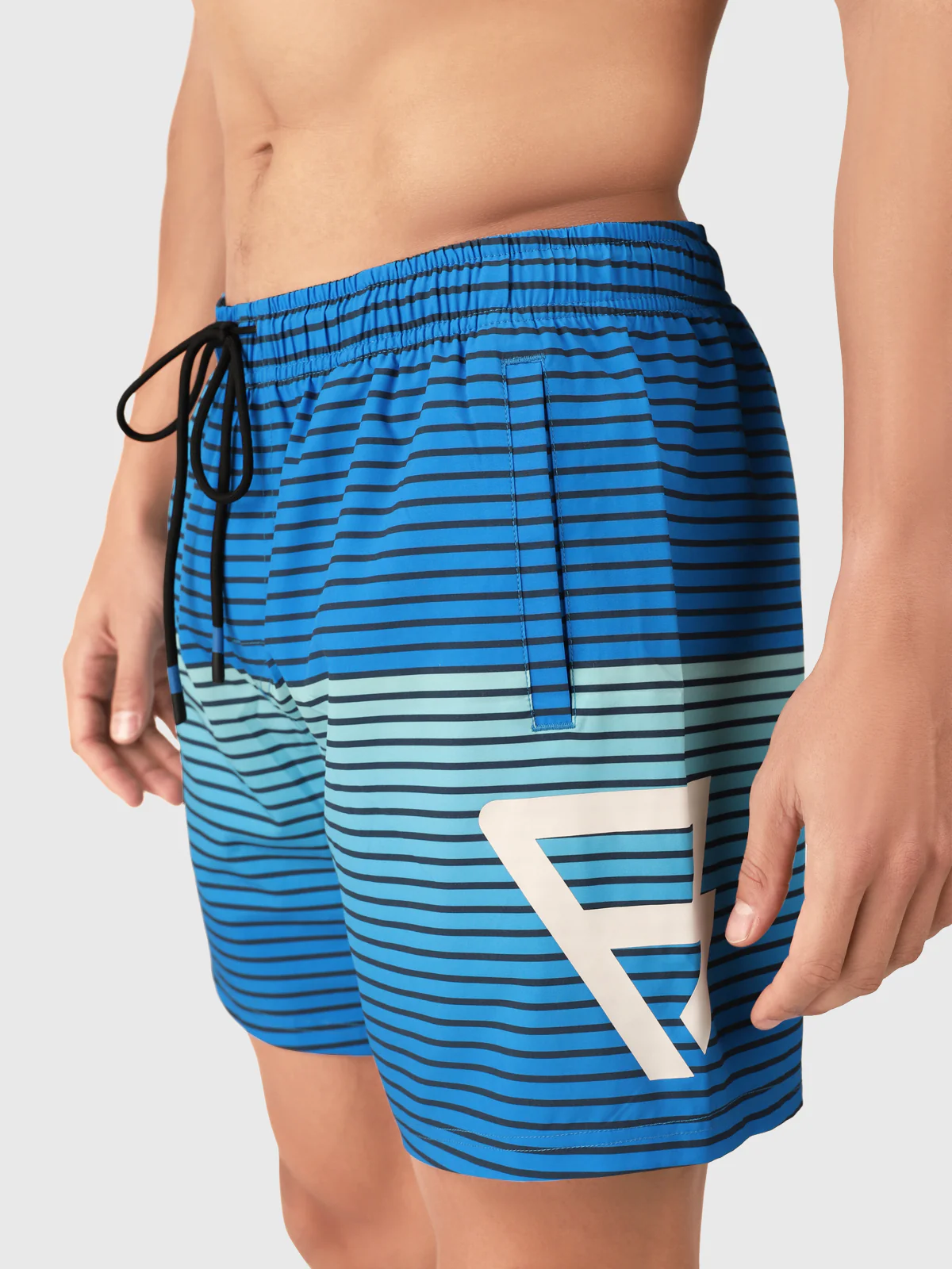 Preves Men Swim Shorts | Neon Blue - Image 6