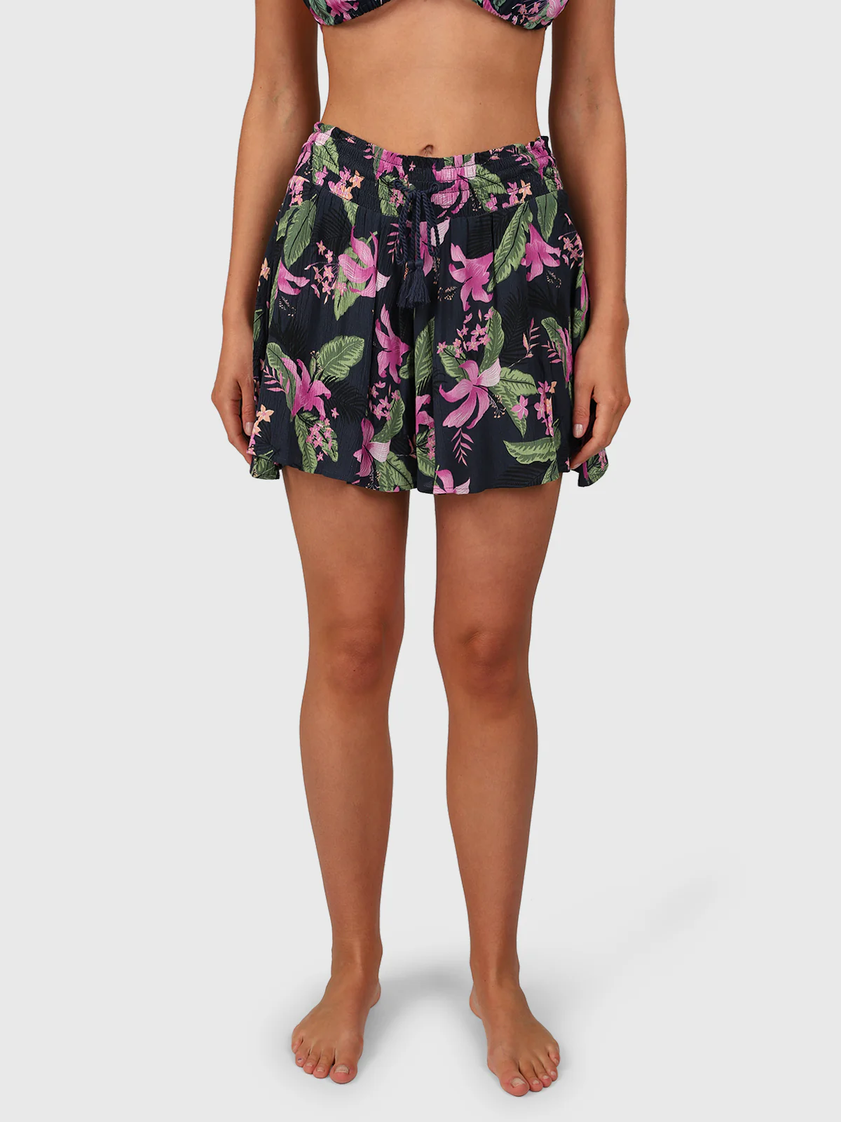 Raine-Tropicana Women Shorts | Indigo Blue - Image 3