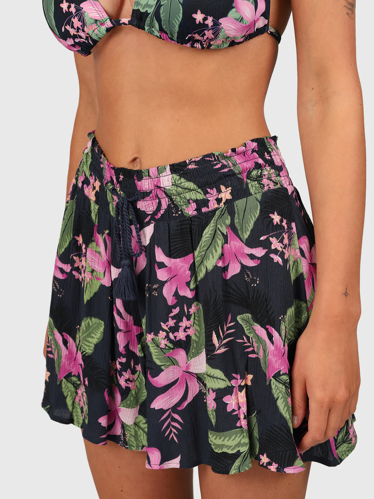 Raine-Tropicana Women Shorts | Indigo Blue - Image 5