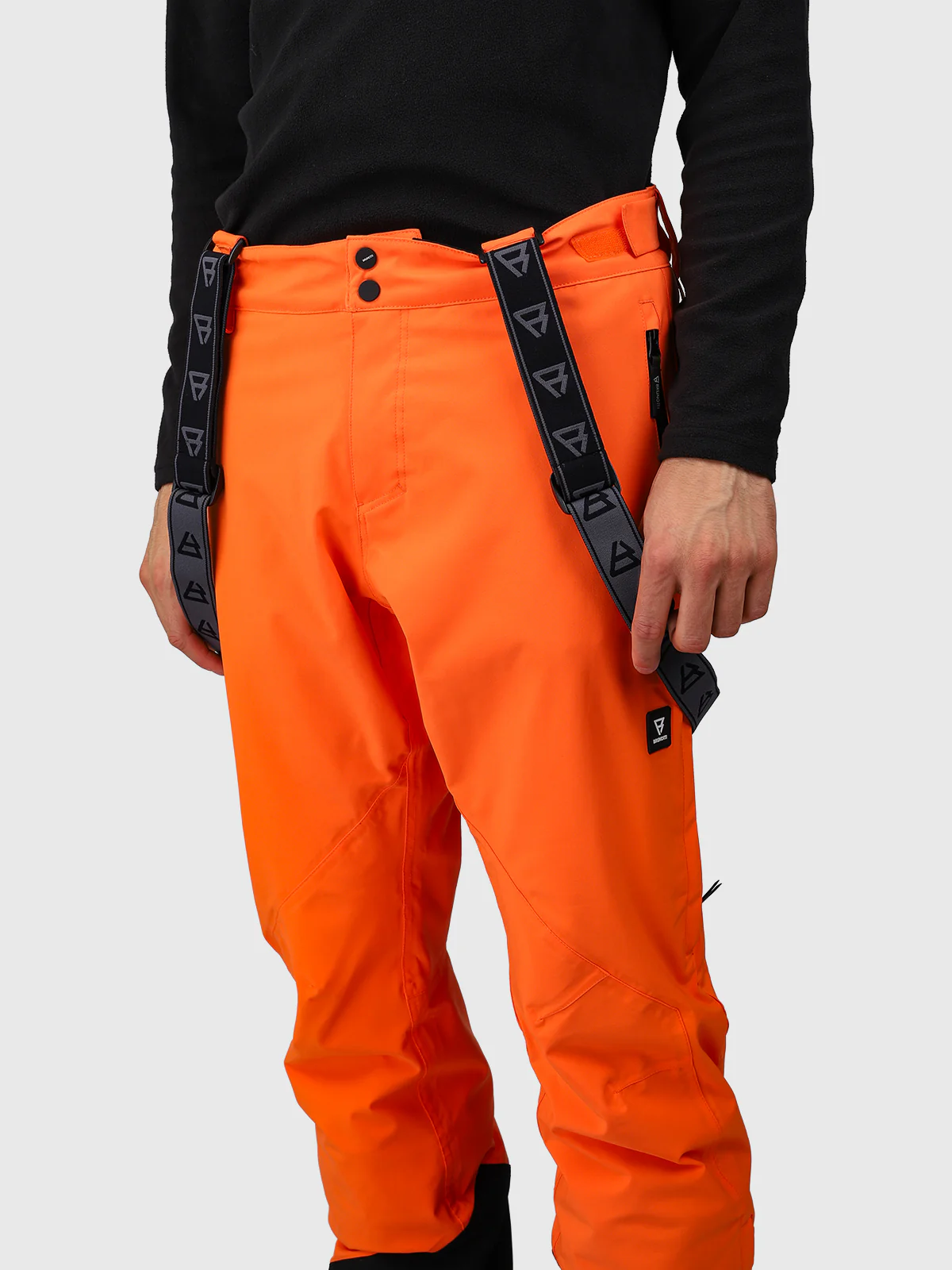 Ramiro Men Snow Pants | Punch Orange - Image 11