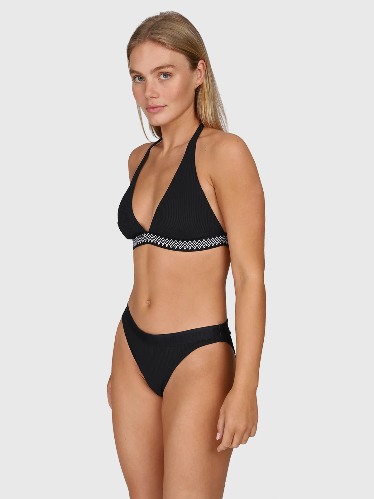 Relay-Rib Women Bikini Top | Black - Image 5