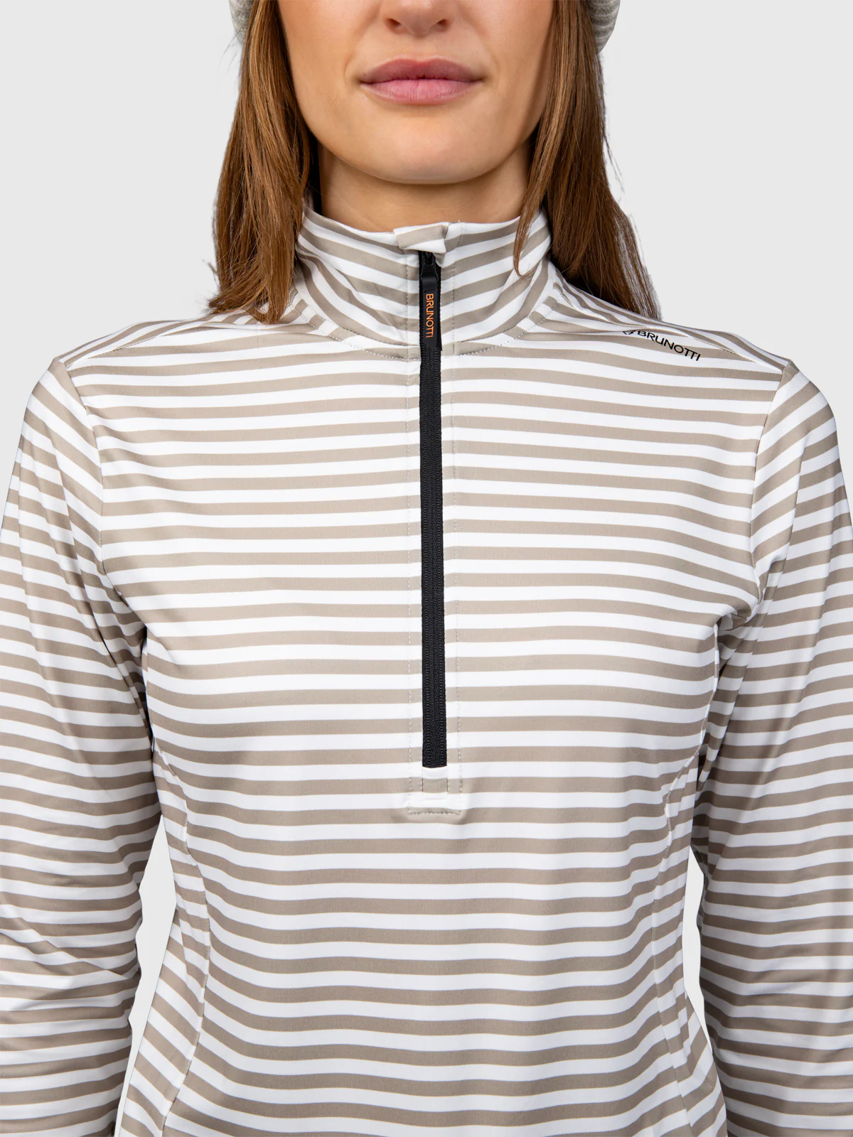 Rodika-Print Women Fleece | Awning Stripe Fungi - Image 6
