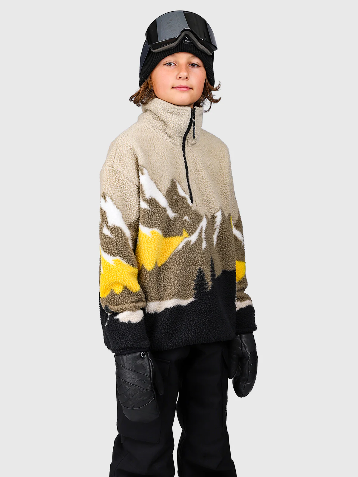 Rodrigy-Print Boys Fleece | Black - Image 3