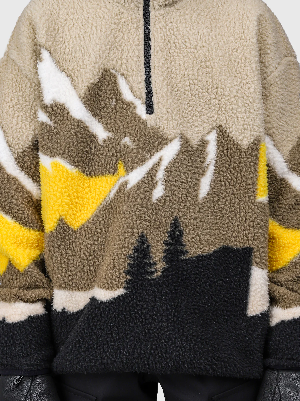 Rodrigy-Print Boys Fleece | Black - Image 6