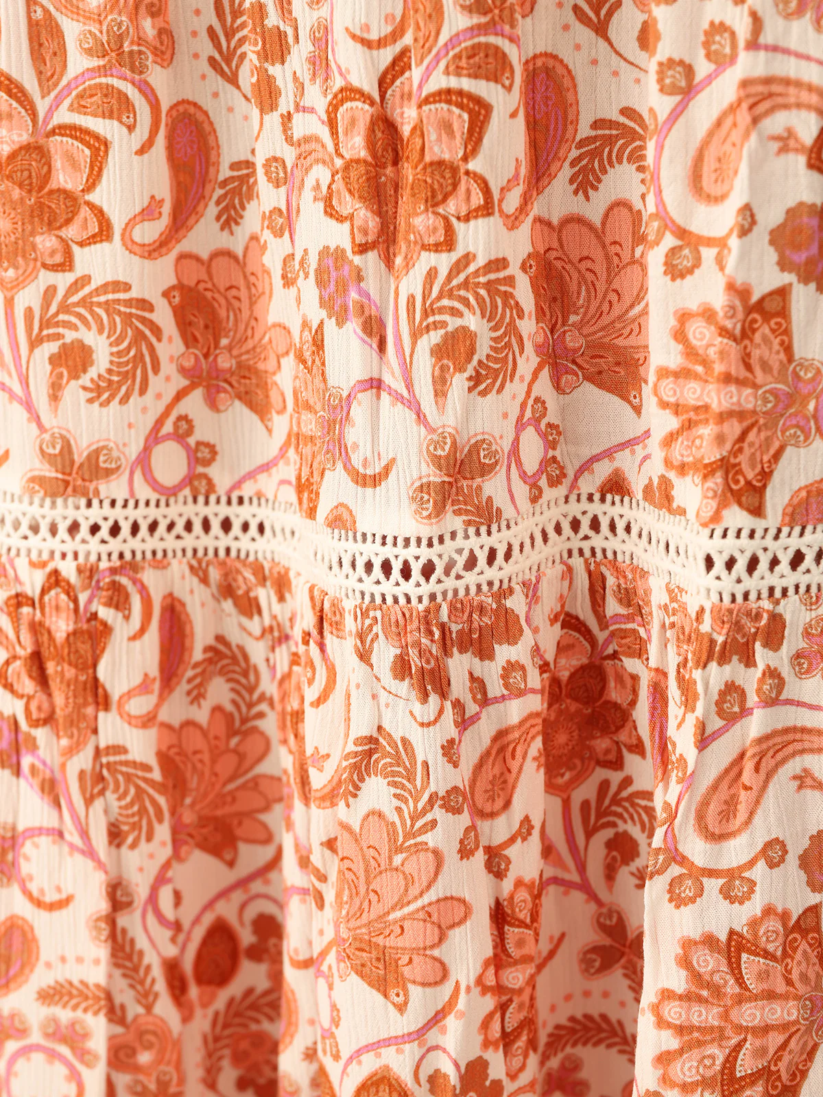 Romya-Paisley Women Skirt | Snow - Image 6