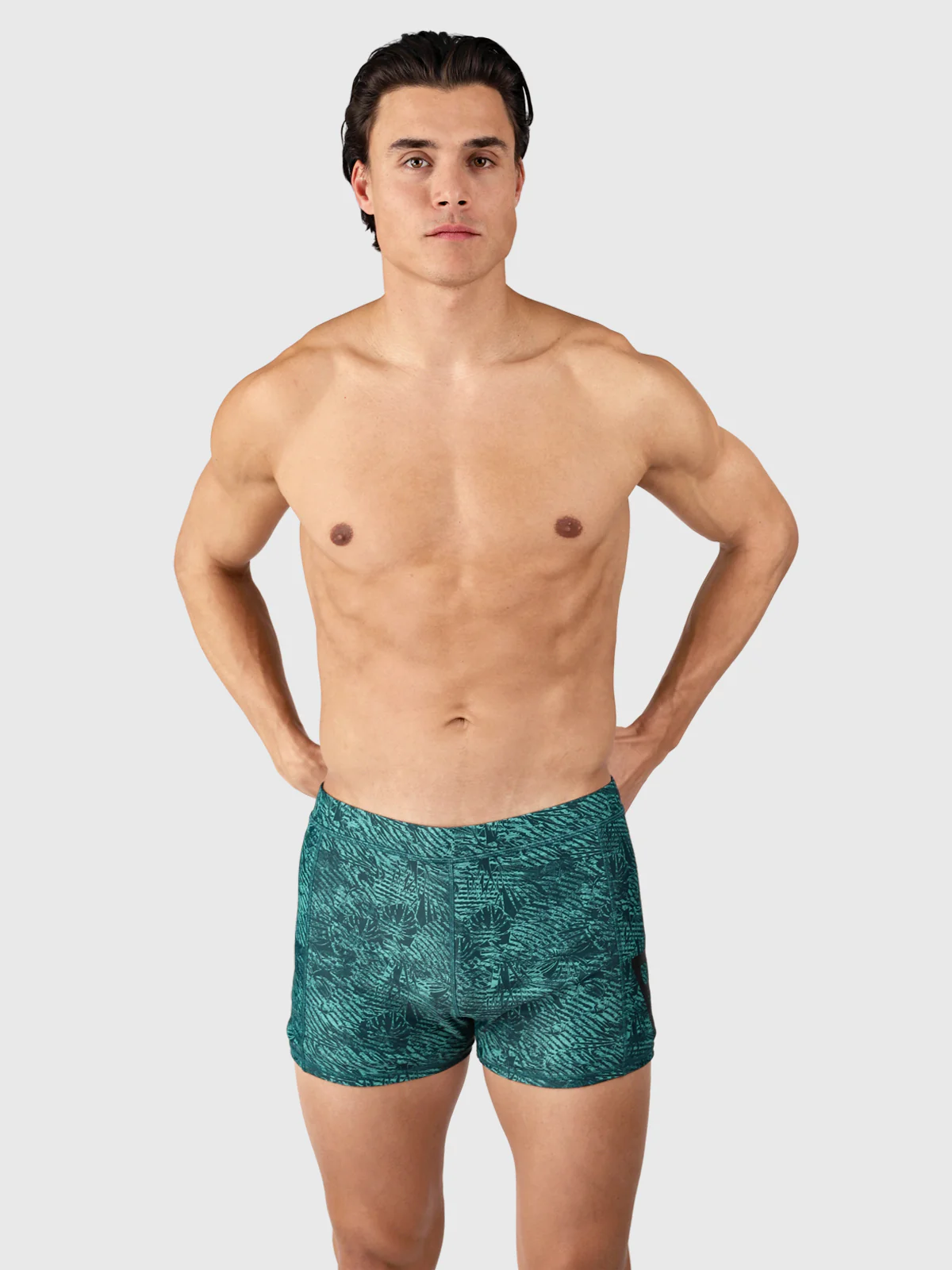 Samier-Reflection Men Swim Trunks | Fuel Green - Image 7