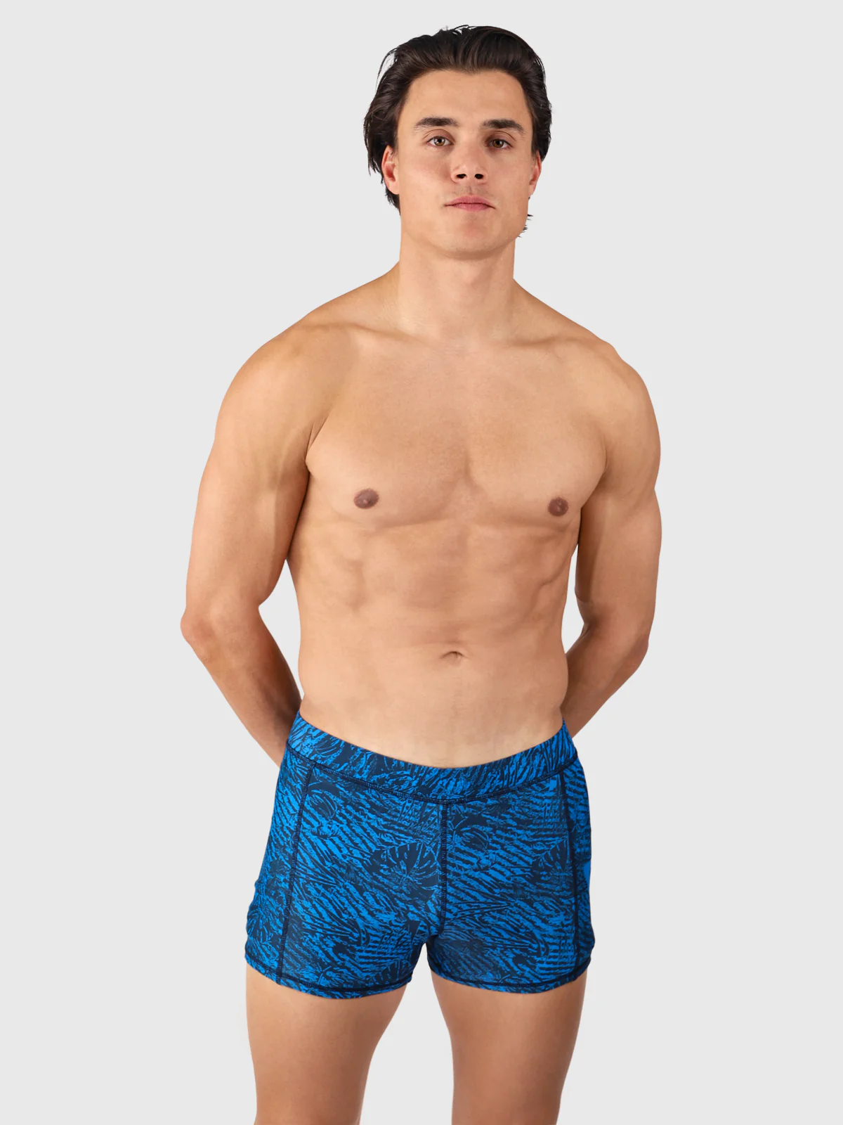 Samier-Reflection Men Swim Trunks | Night Blue - Image 4