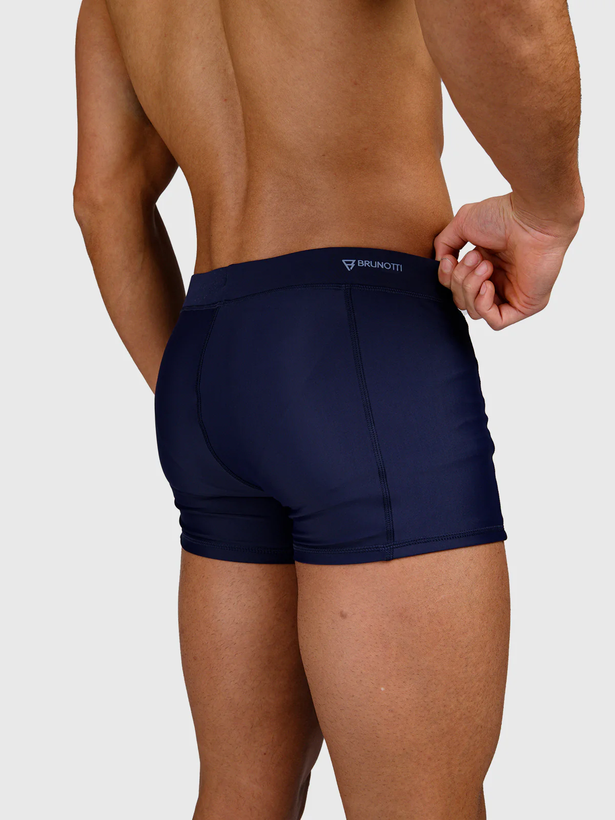 Samier-Logo Men Swim Trunks | Indigo Blue - Image 10