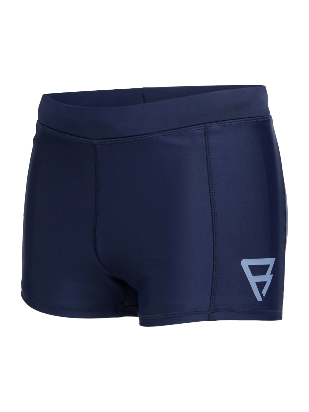 Samier-Logo Men Swim Trunks | Indigo Blue - Image 9