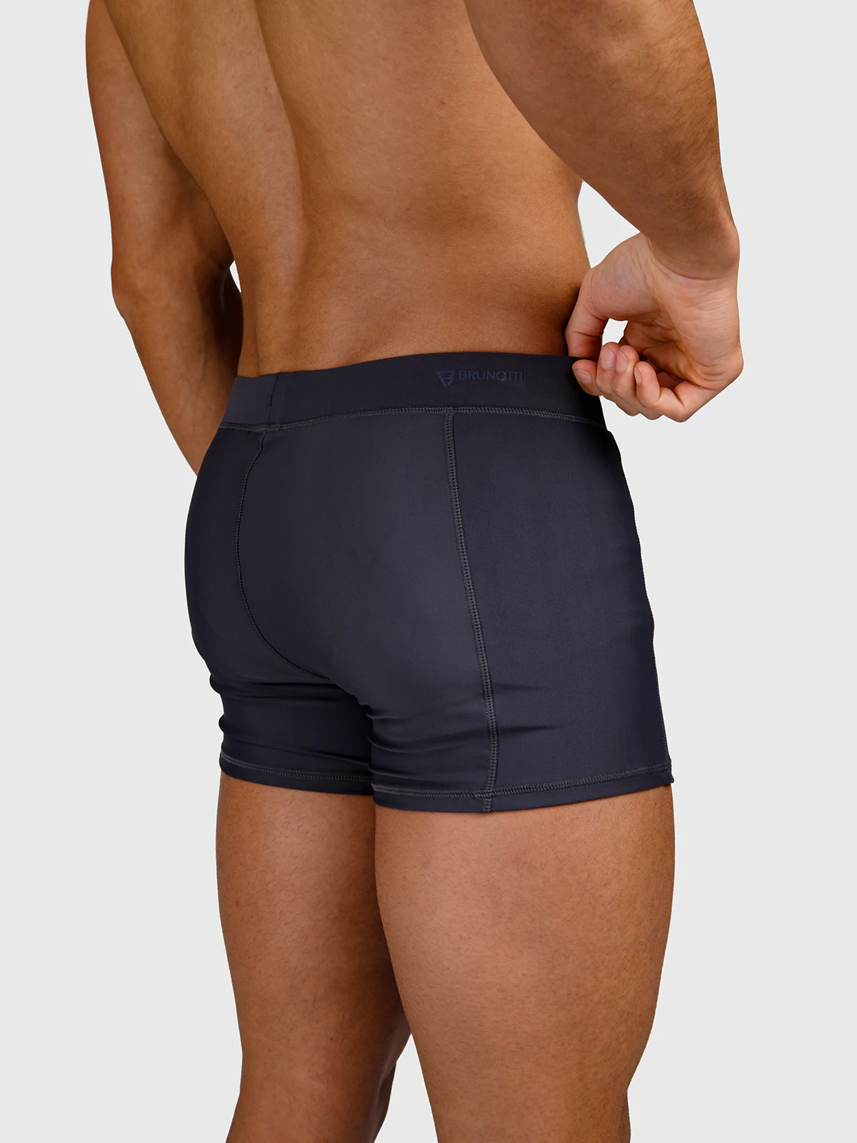 Samier-Logo Men Swim Trunks | Titanium - Image 10