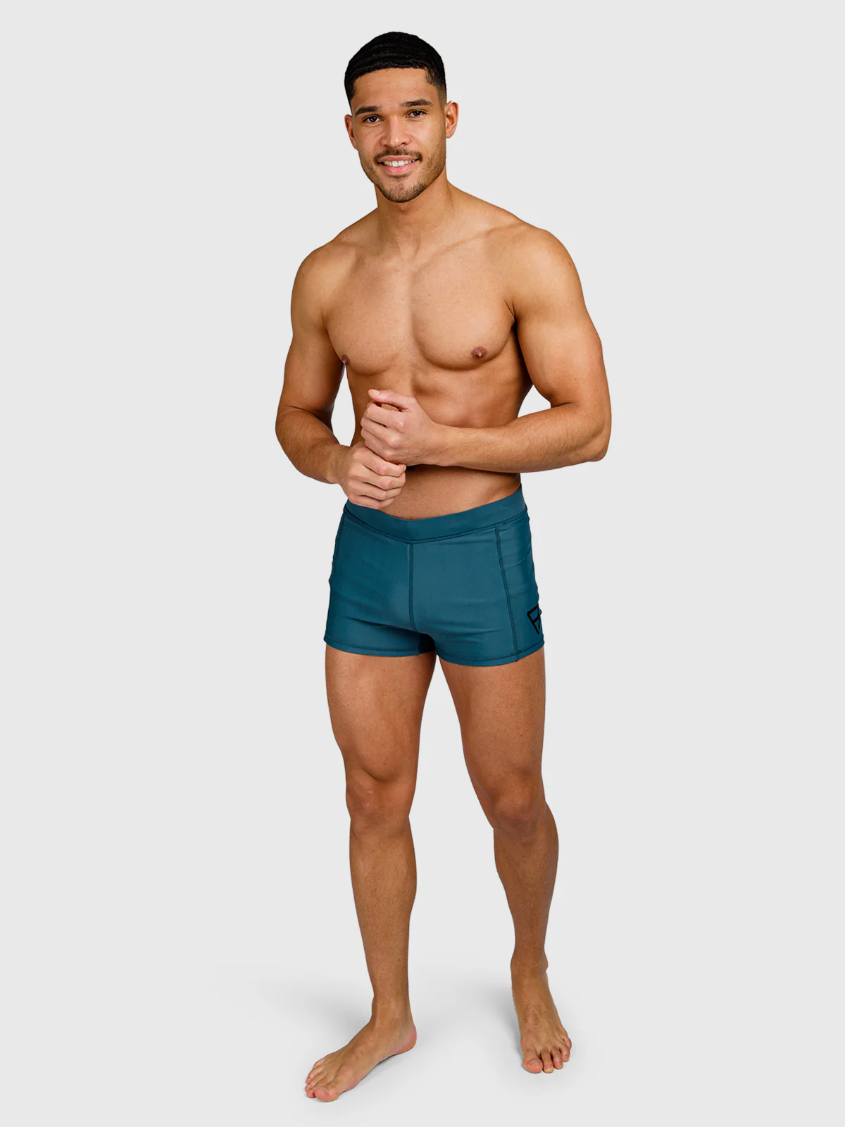 Samier-Logo Men Swim Trunks | Mediterranea - Image 5