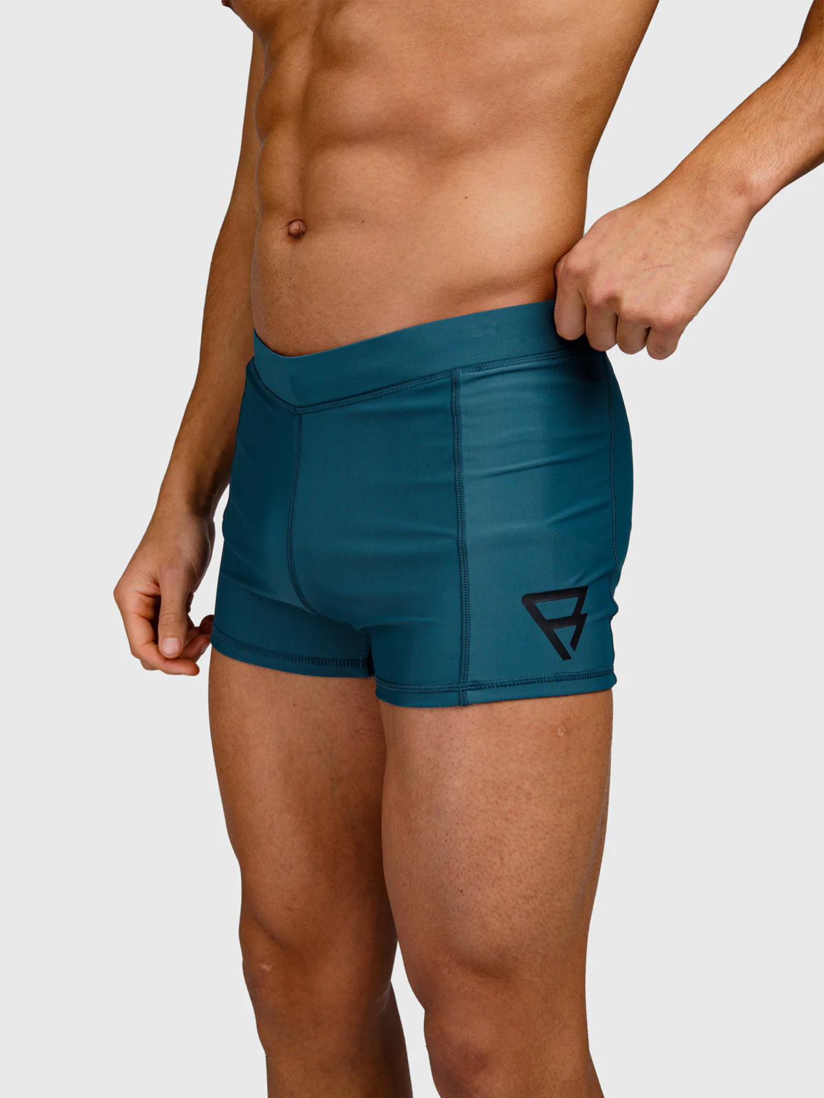 Samier-Logo Men Swim Trunks | Mediterranea - Image 6