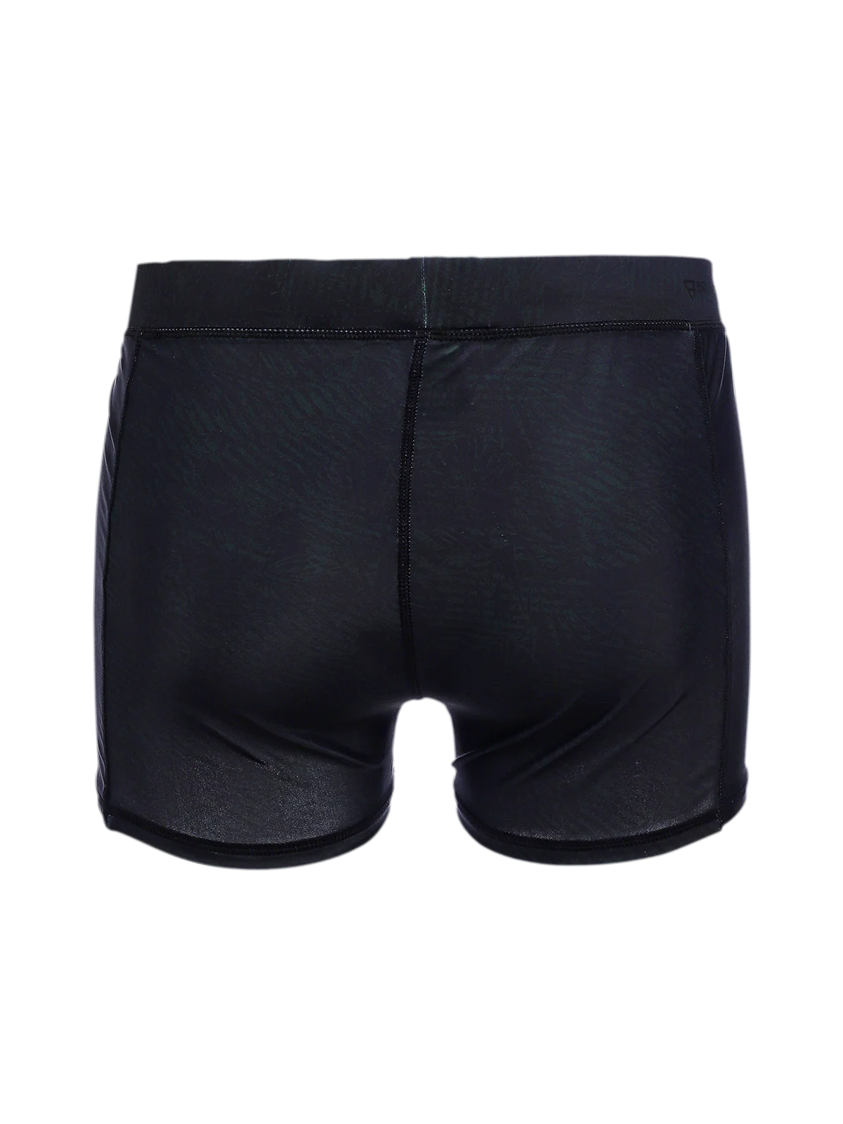 Samier-Print Men Swim Trunks | Black - Image 2