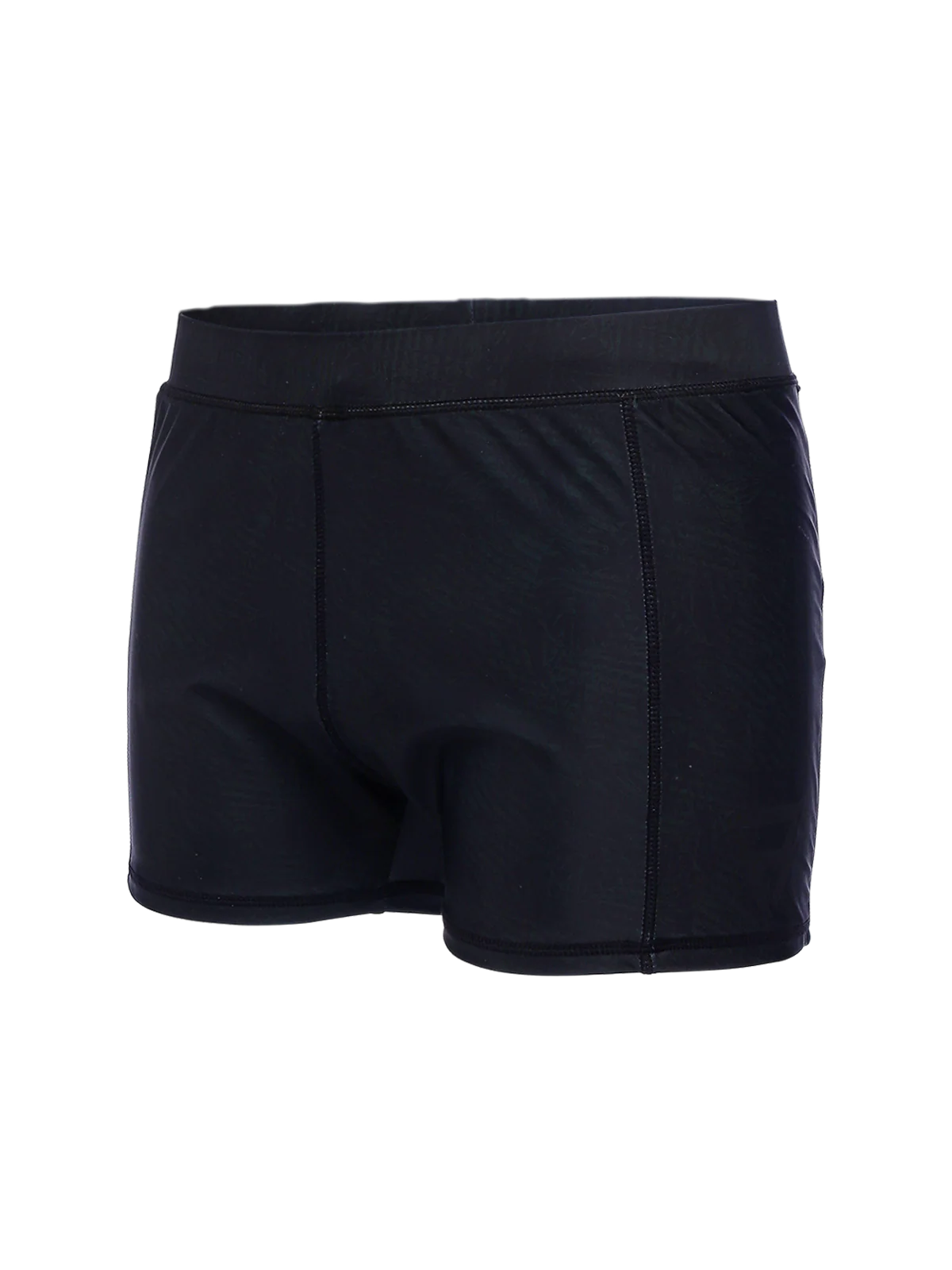 Samier-Print Men Swim Trunks | Black - Image 3