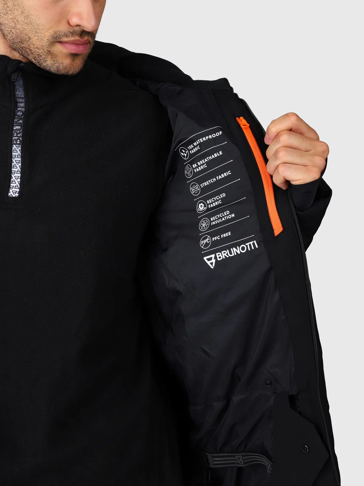 Sanclair Men Snow Jacket | Black - Image 20
