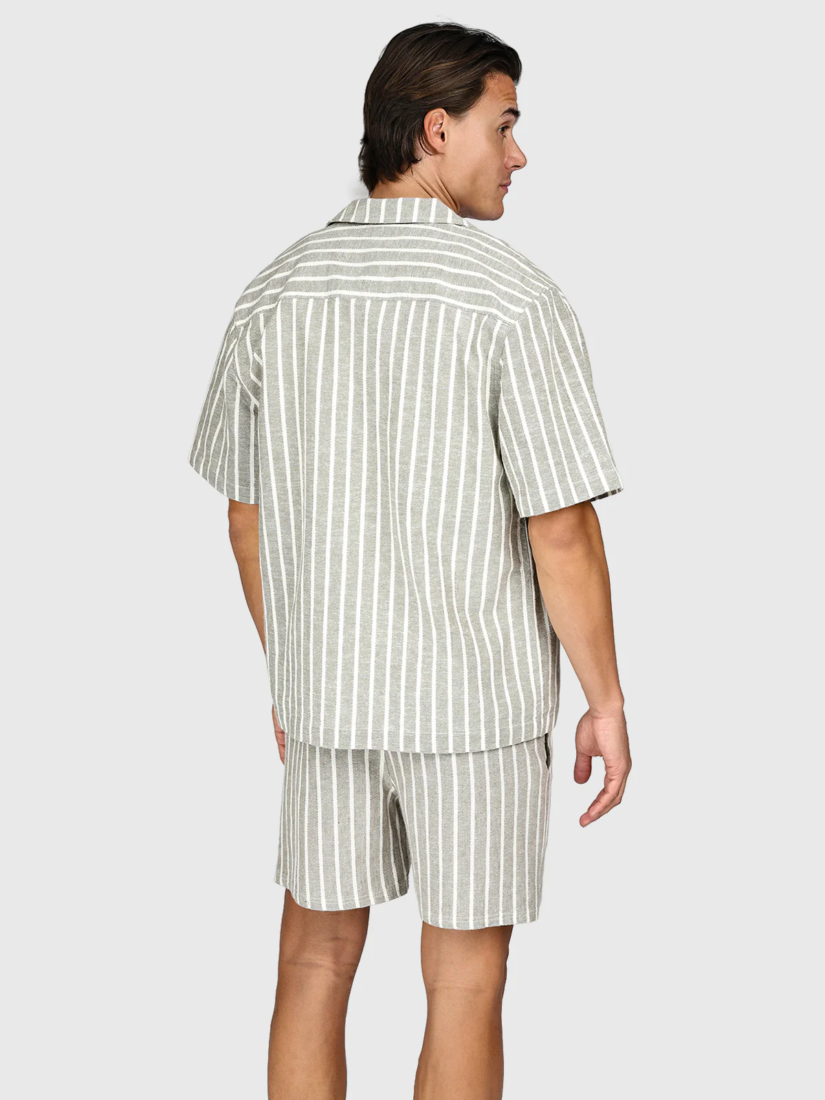 Sanni-Stripe Men Shirt | Snow - Image 2