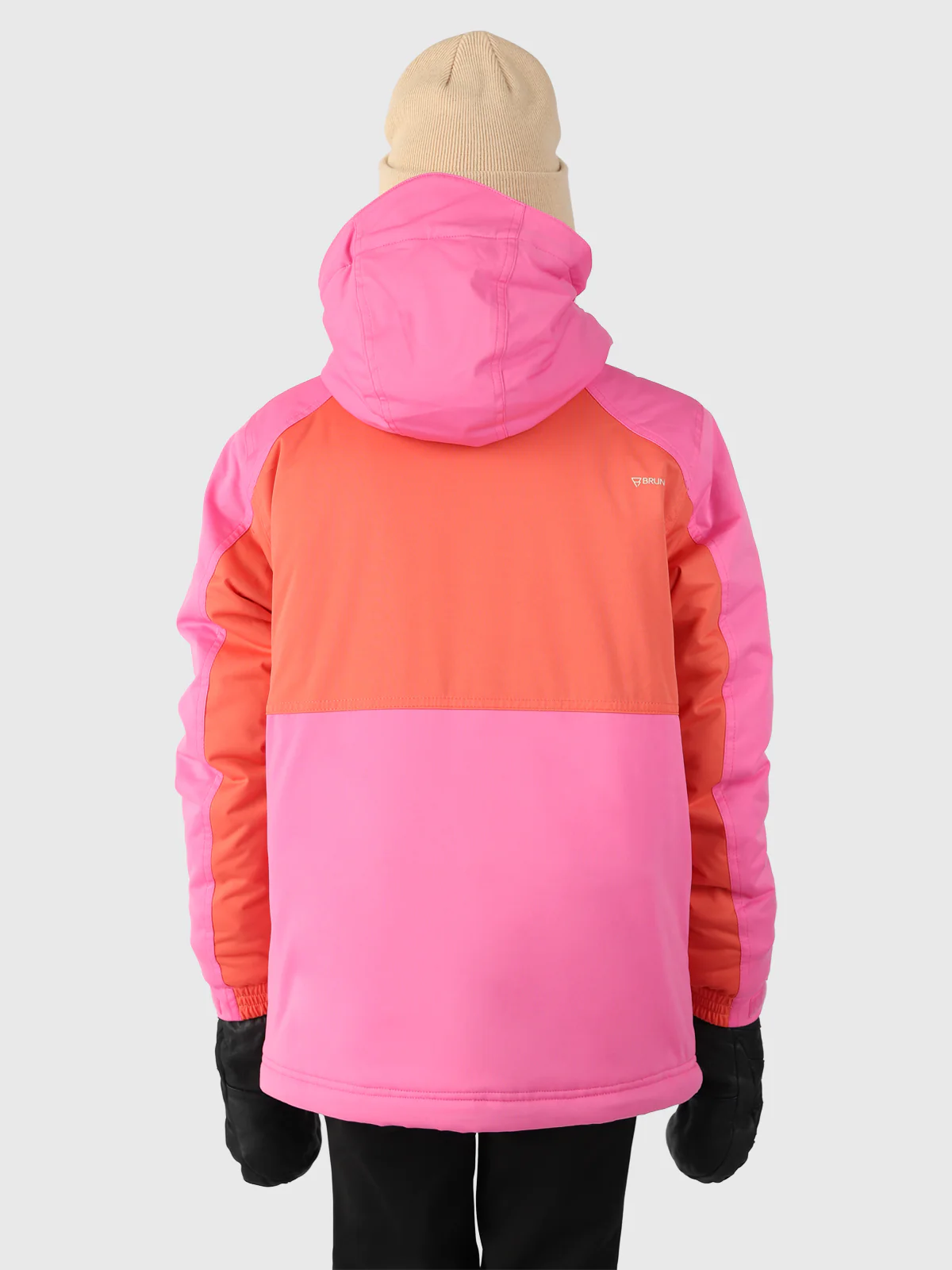 Sappo Girls Anorak Snow Jacket | Red - Image 2