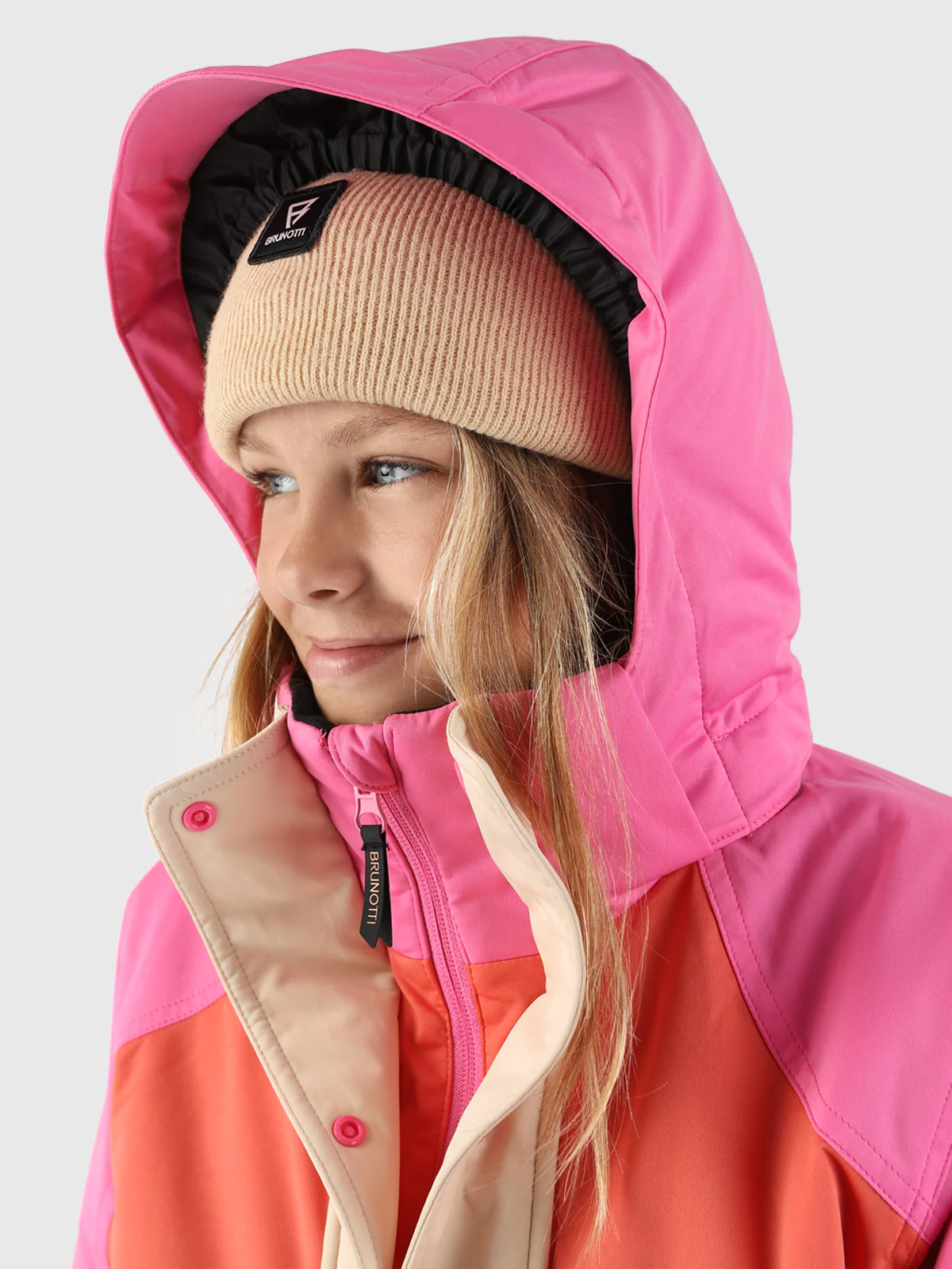 Sappo Girls Anorak Snow Jacket | Red - Image 6