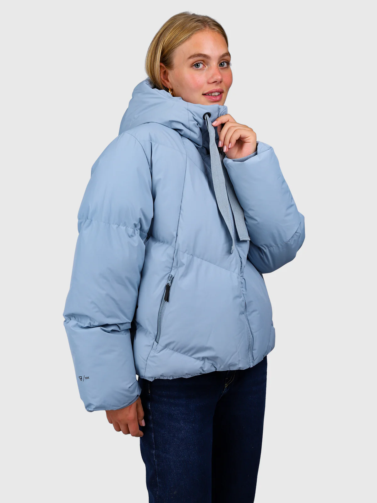 Shelka Women Jacket | Silver Blue - Image 3