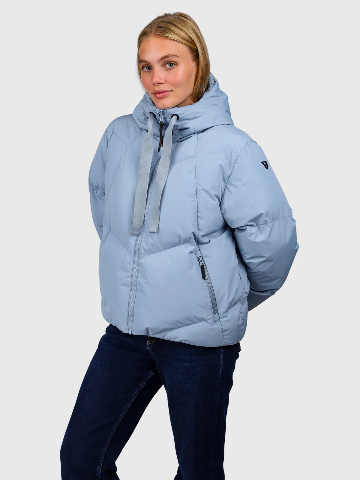 Shelka Women Jacket | Silver Blue - Image 4