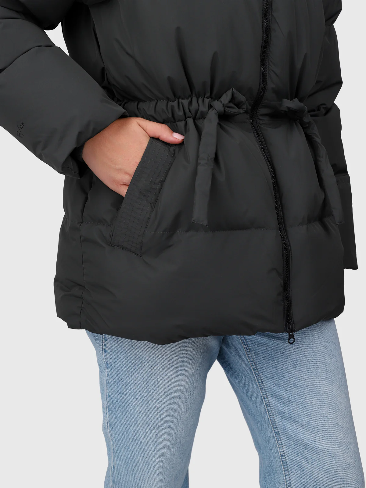 Shorelines Women Jacket | Pirate Black - Image 11