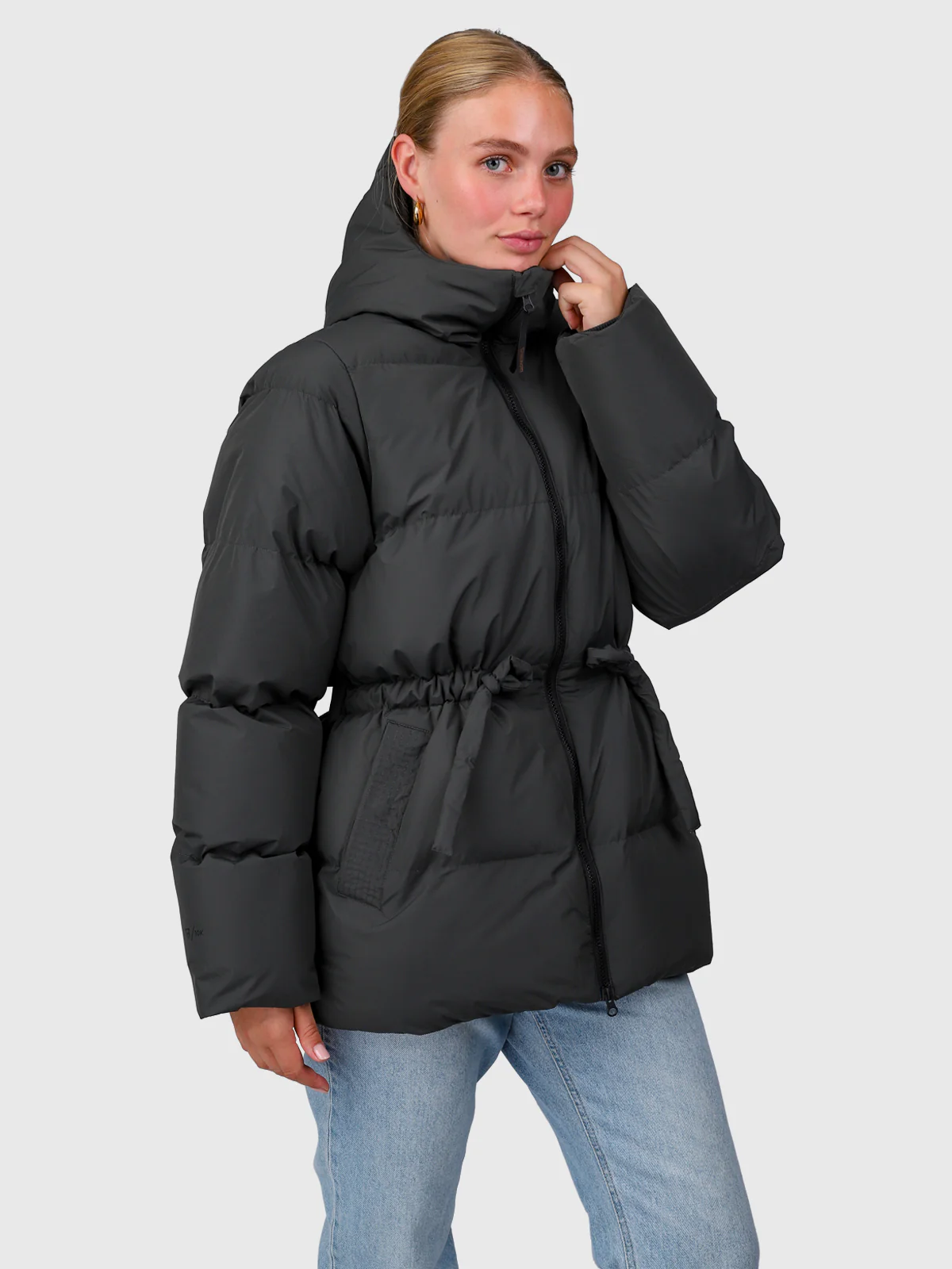 Shorelines Women Jacket | Pirate Black - Image 3