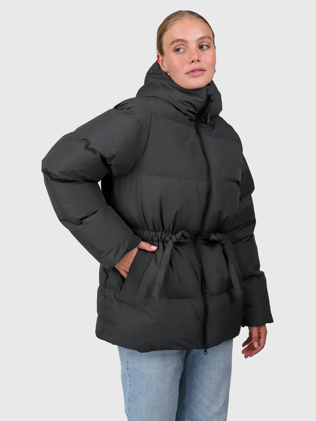 Shorelines Women Jacket | Pirate Black - Image 6