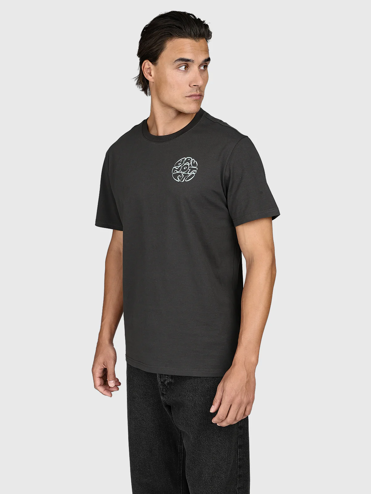 Sidley Men T-shirt | Pirate Black - Image 4
