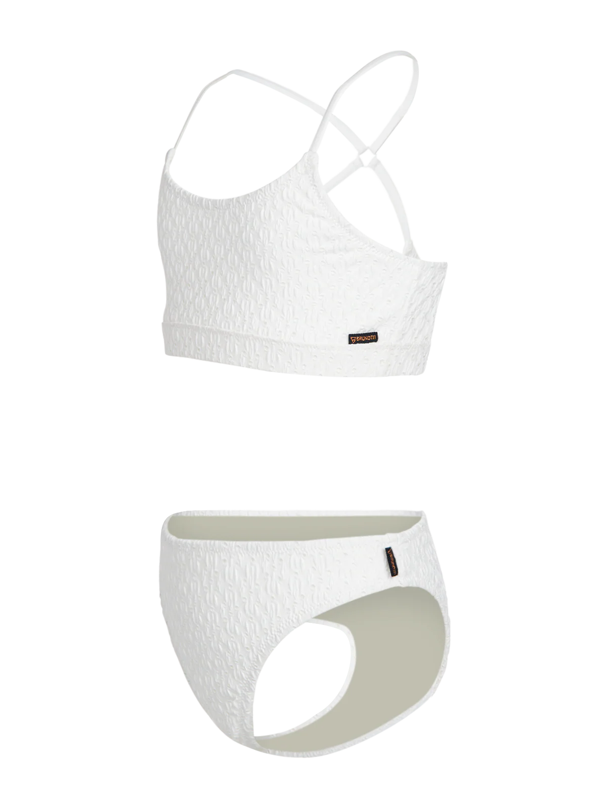 Sofia-Broidery Girls Bikini | Snow - Image 3