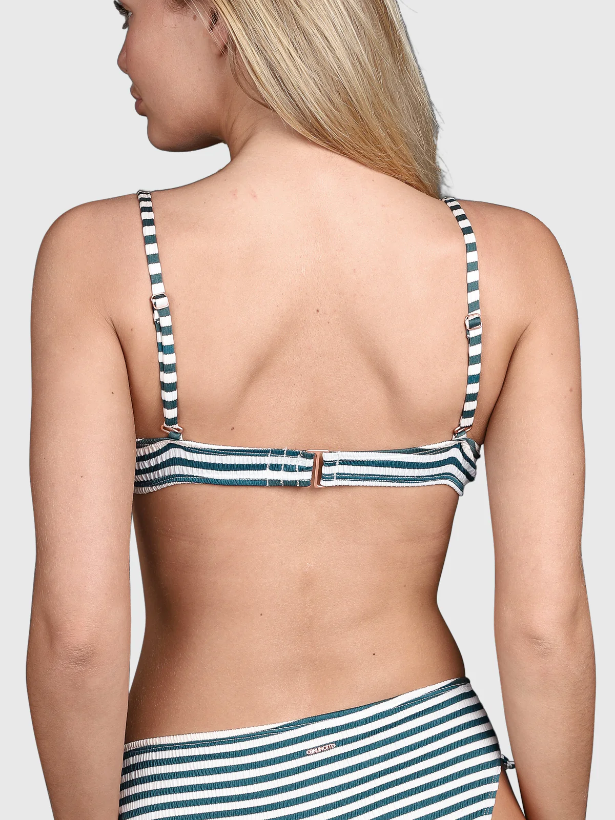 Stefana-Stripe Women Bikini Top | Snow - Image 11