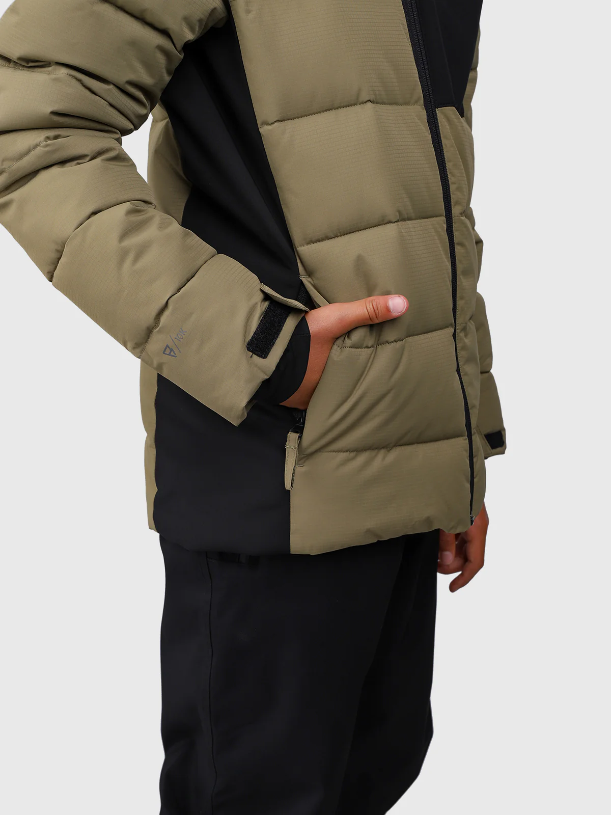 Stortany Boys Snow Jacket | Dusky Green - Image 11