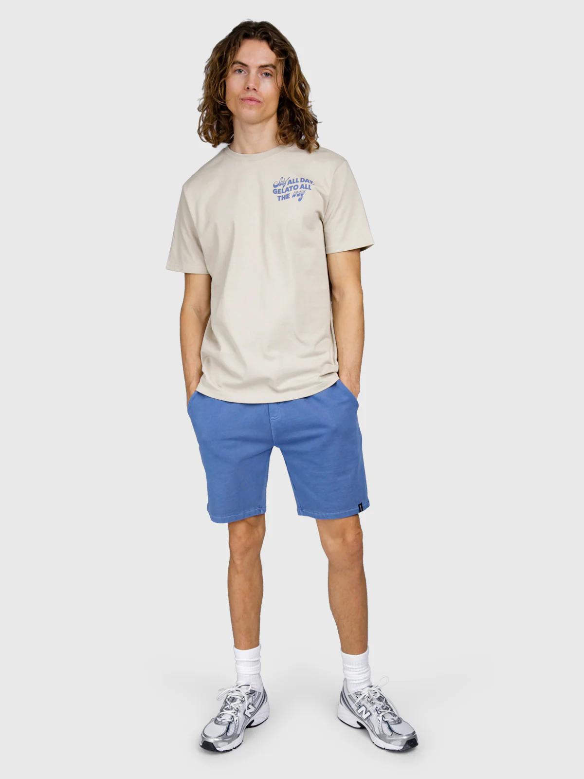 Stortes Men Sweat Shorts | Grayblue - Image 2