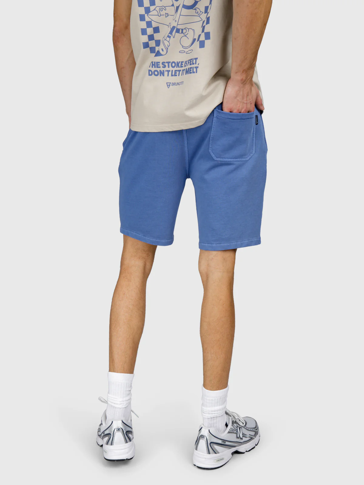 Stortes Men Sweat Shorts | Grayblue - Image 4