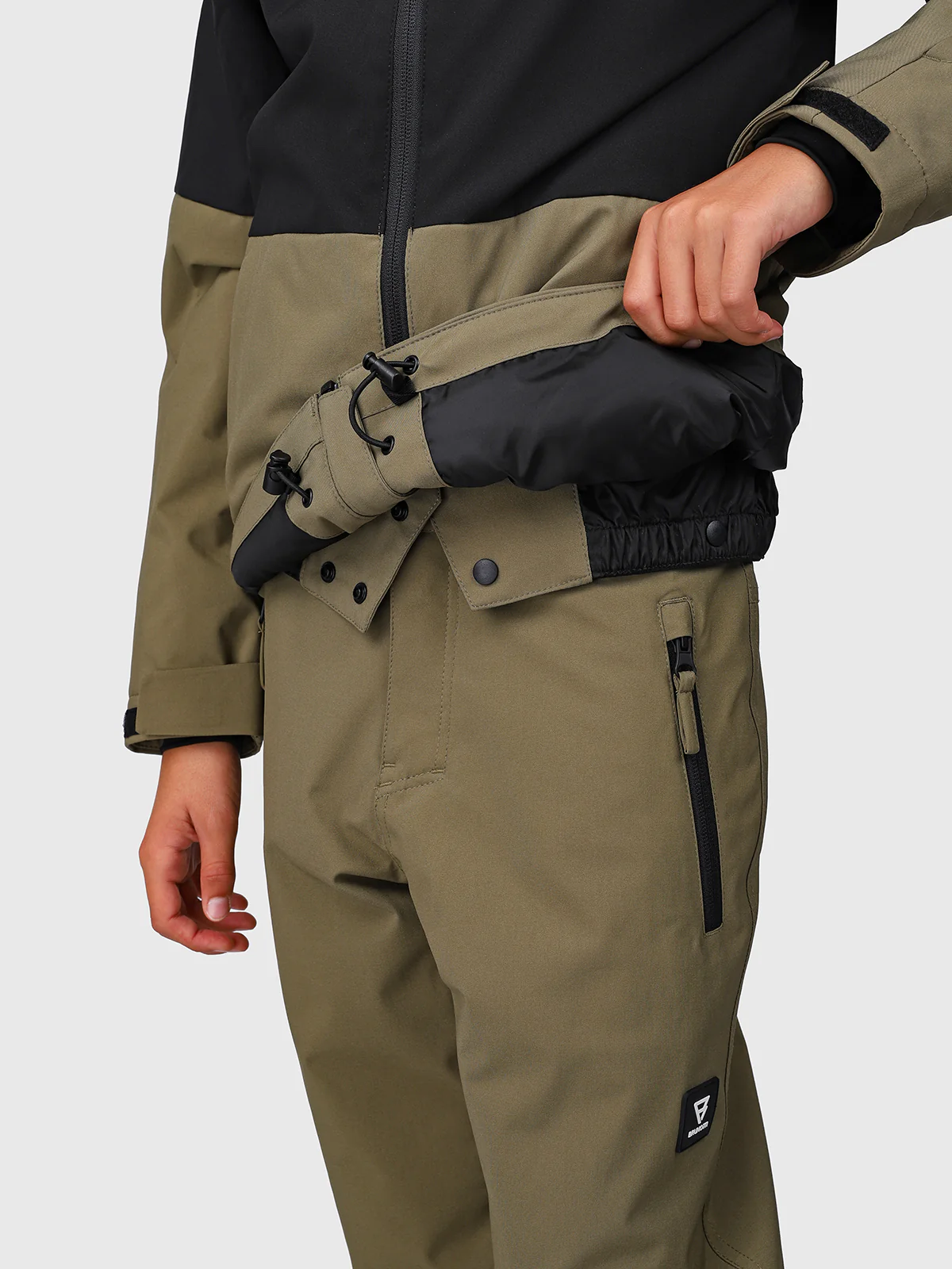 Strokersy Boys Snow Jacket | Dusky Green - Image 14