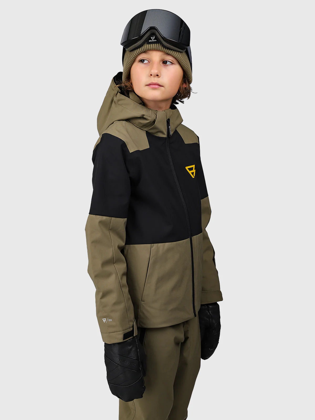 Strokersy Boys Snow Jacket | Dusky Green - Image 3