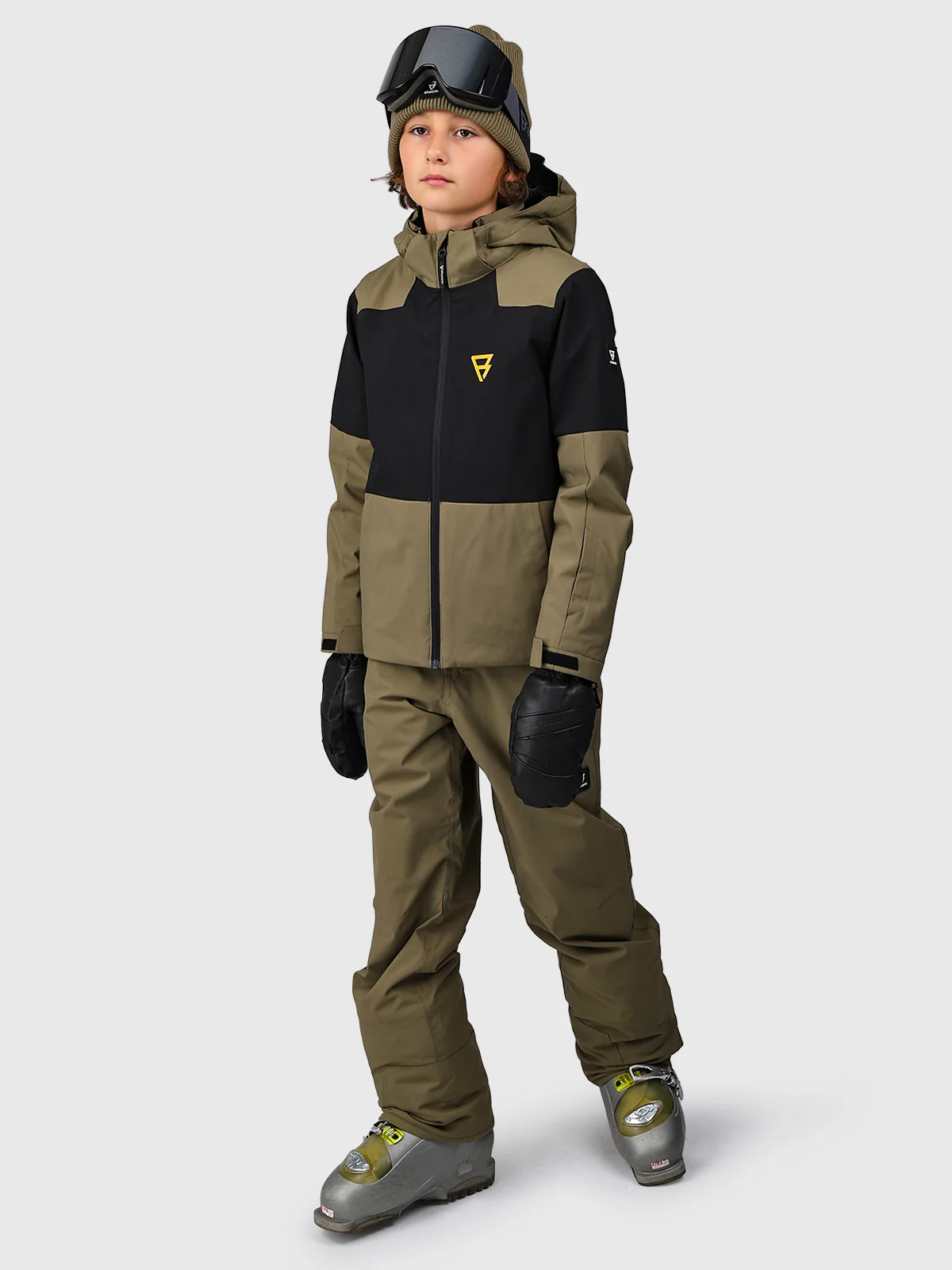 Strokersy Boys Snow Jacket | Dusky Green - Image 5