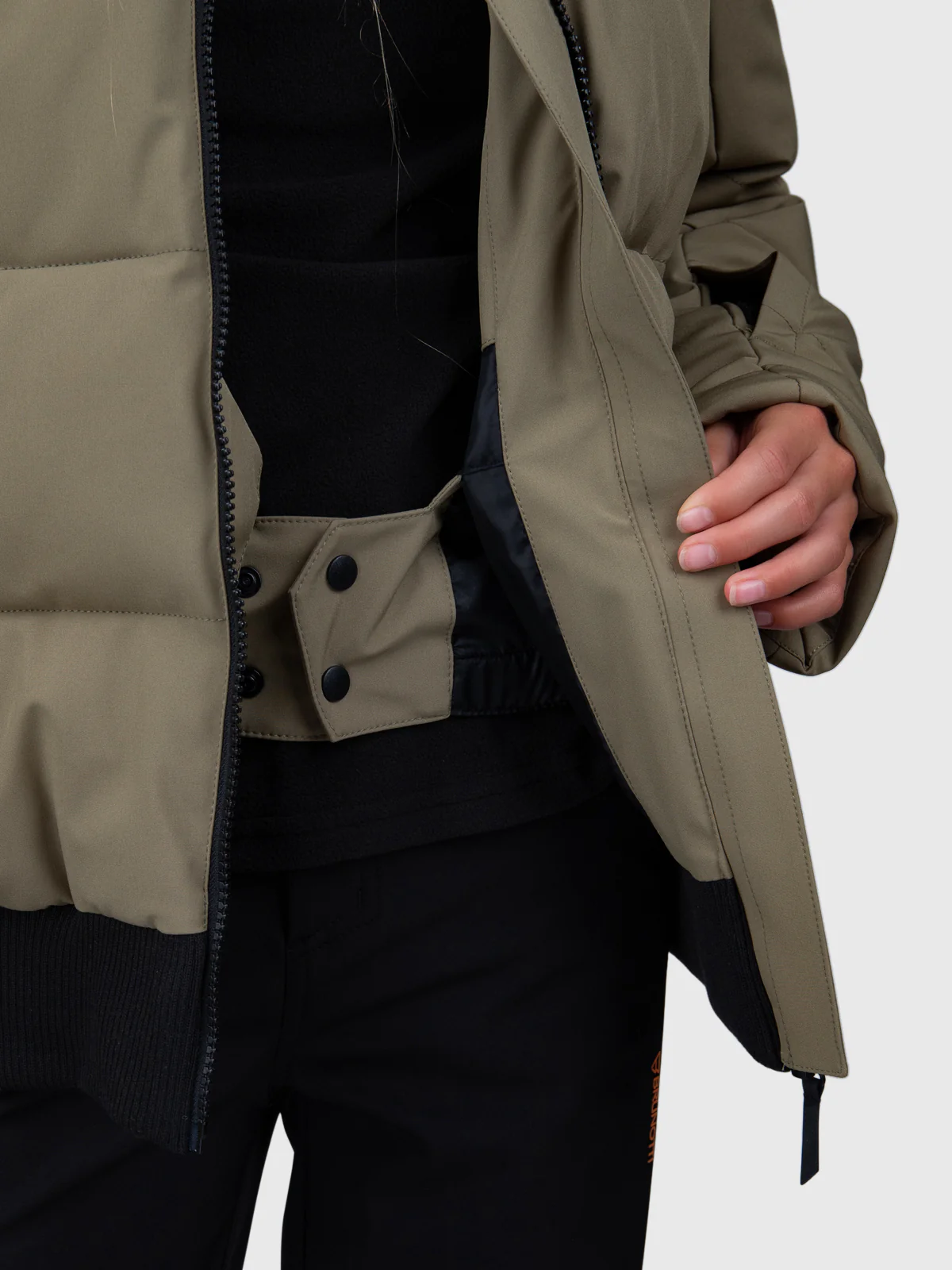 Suncrowny Girls Snow Jacket | Dusky Green - Image 10