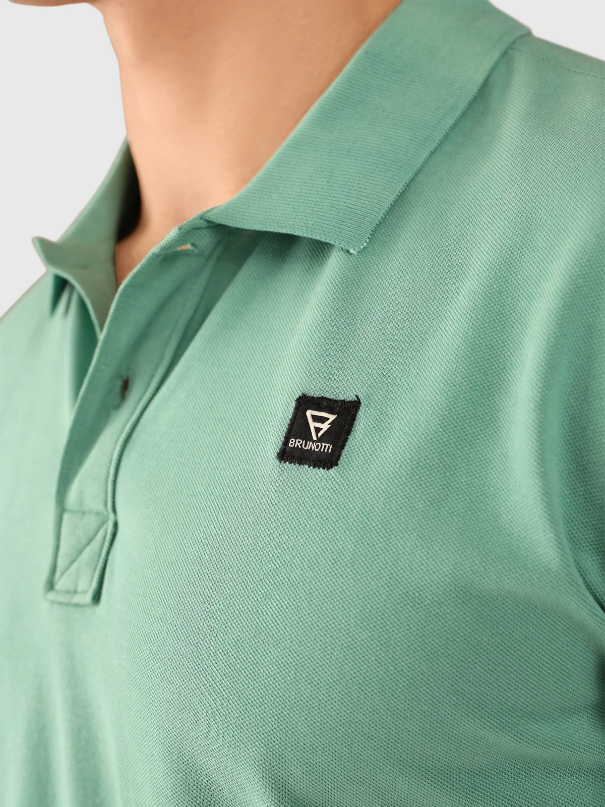 TavECO-N Men Polo | Bottle green - Image 6