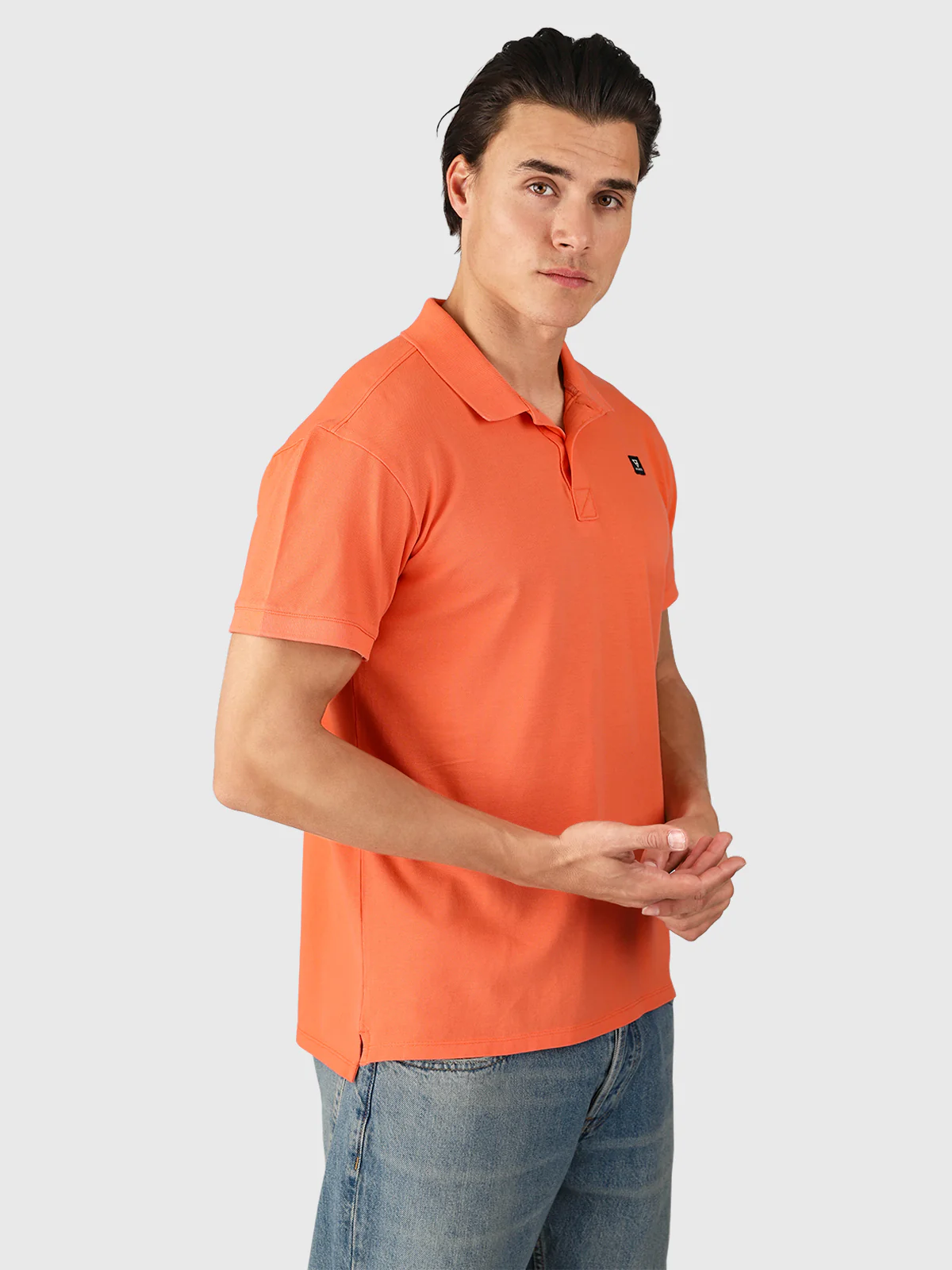 TavECO-N Men Polo | Melon - Image 3