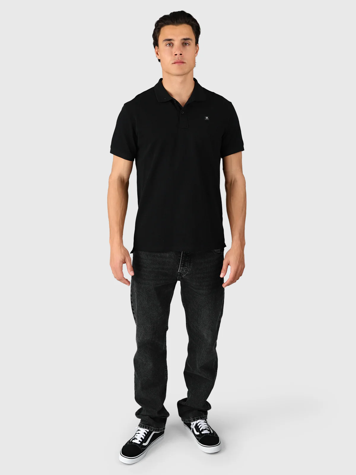 TavECO-N Men Polo Shortsleeve | Black - Image 5