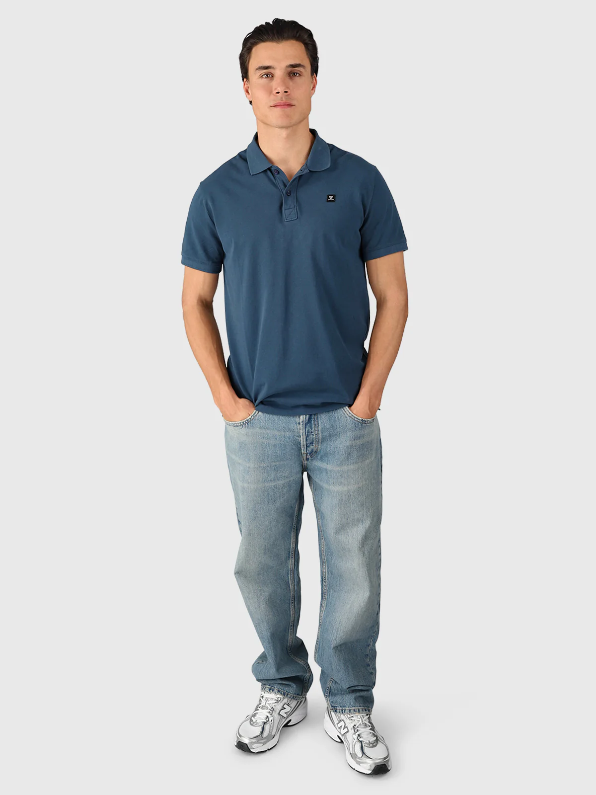TavECO-N Men Polo Shortsleeve | Night Blue - Image 5